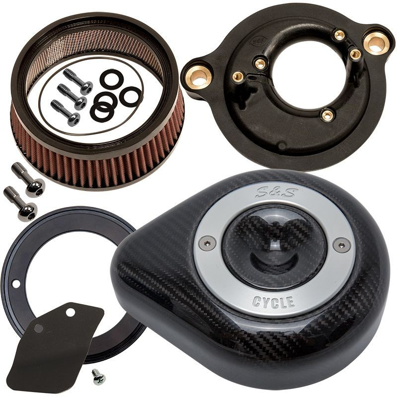 Stealth Air Cleaner Kit with Carbon Fiber Cover for 2017-Up HD® M8
