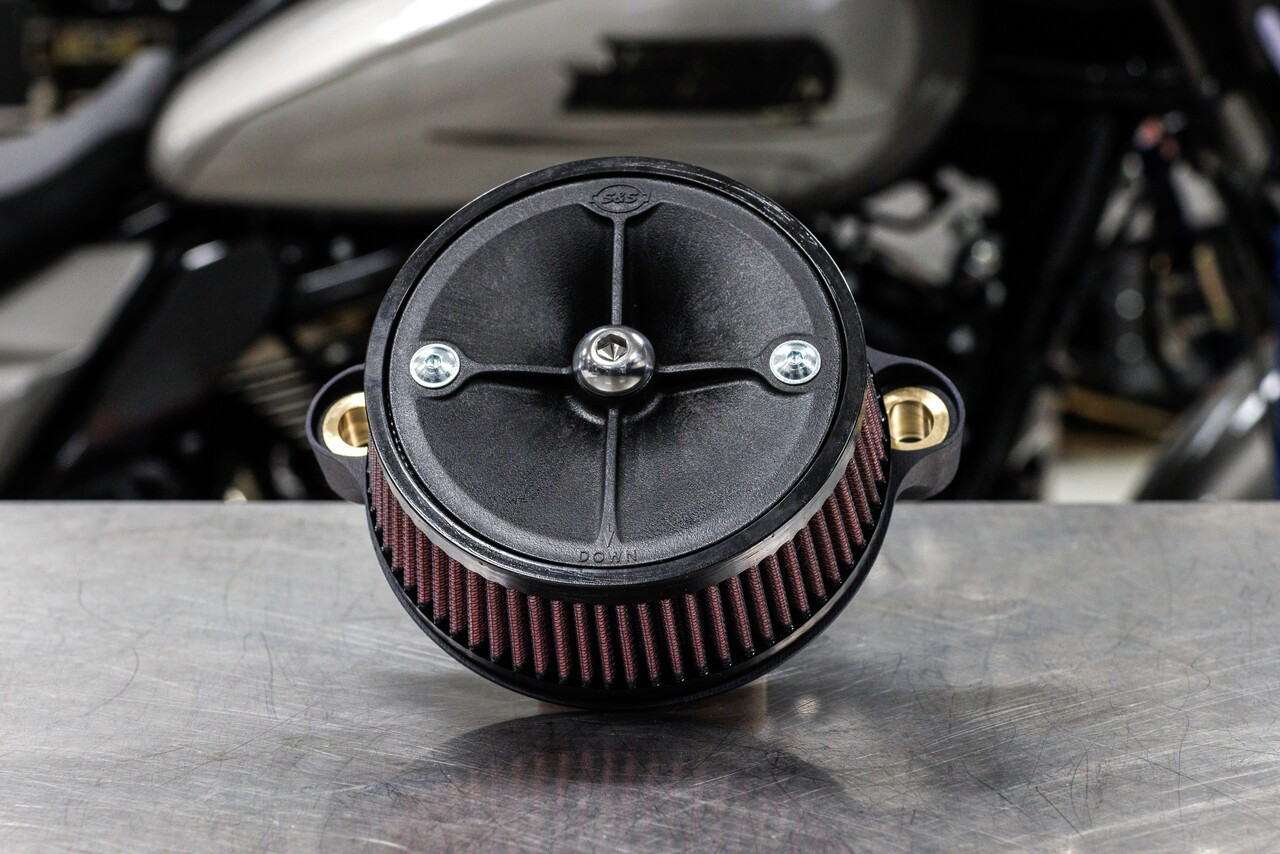 S&S AIR CLEANER KIT カーボン Stealth Air Cleaner Kit for 2023-2024 121 CVO M8 Touring Models