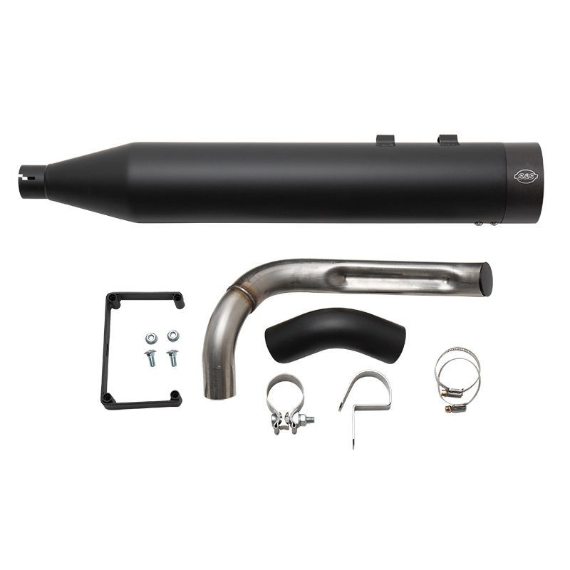 Shadow Pipe for 1995–2008 Touring Models with S&S Sidewinder 2-1 in Black