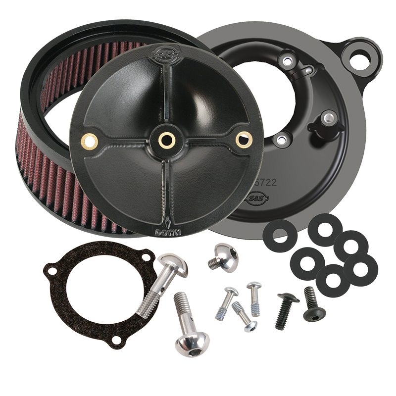 S&S® Stealth Air Cleaner Kit Without Cover For 2003-'17 HD® Models