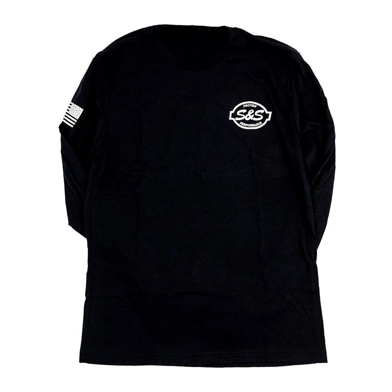 S&S Cycle Race Logo Long Sleeve Shirt