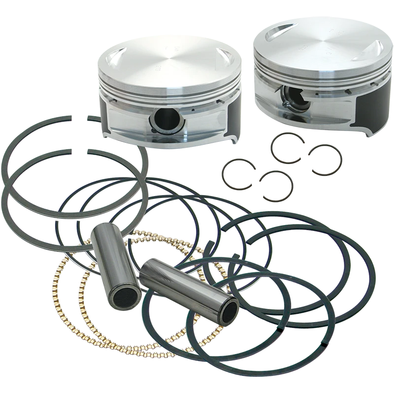 S&S 106" Forged Stroker Pistons for 1999-'16 HD® Big Twins - Standard