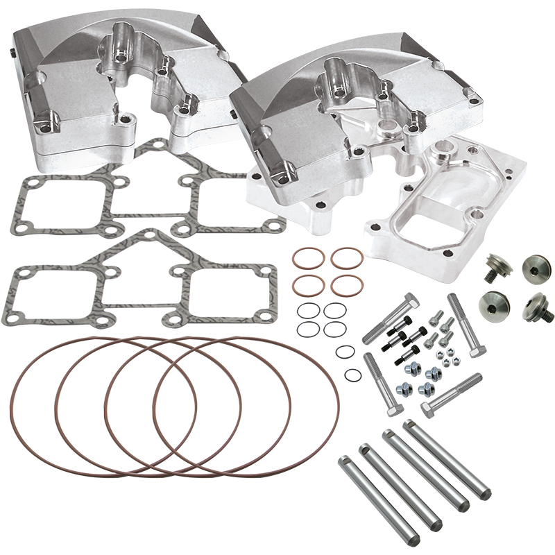 Polished Billet Rocker Cover Set For 1966-'84 HD® Big Twins