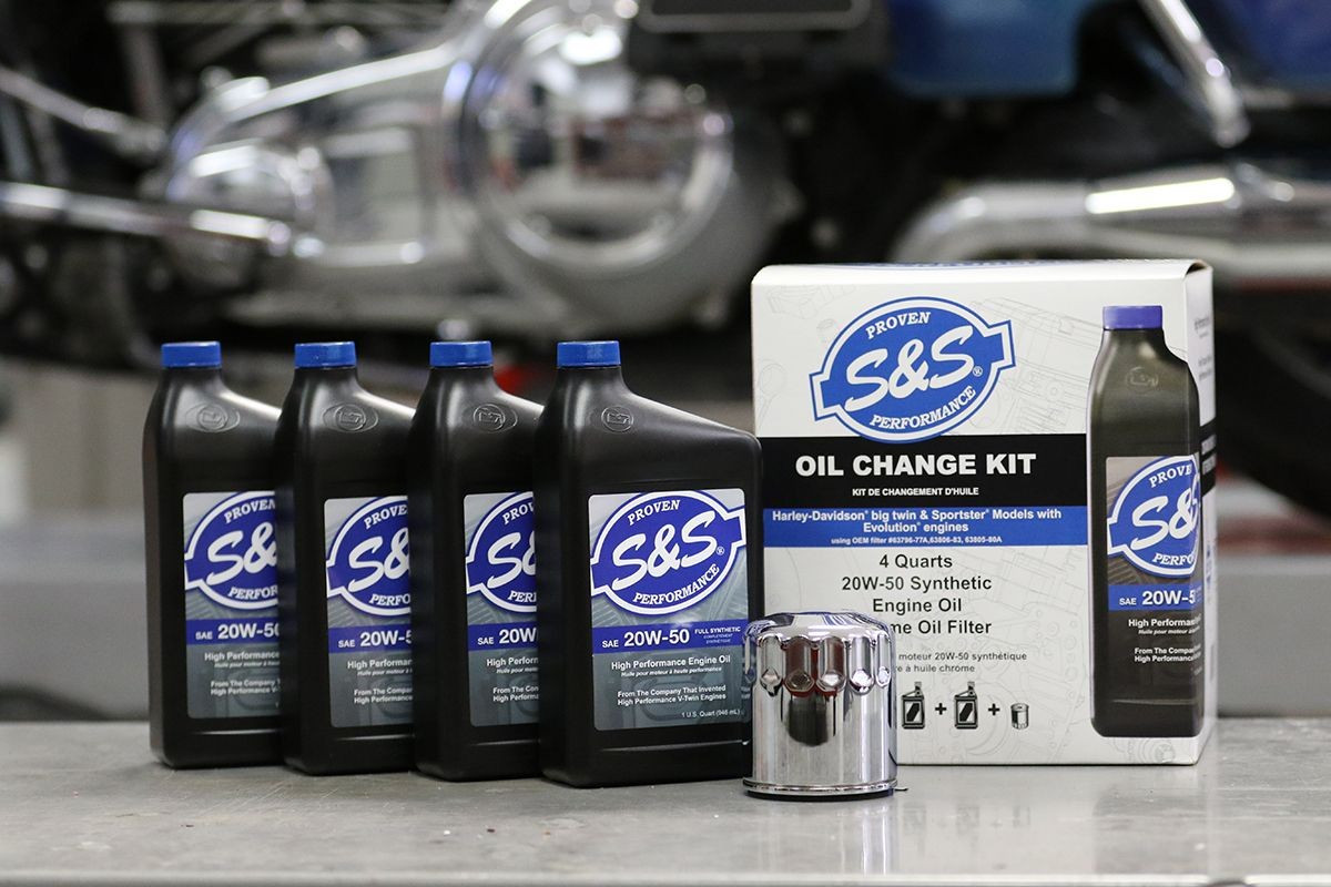 Oil Change Kit for 1984-'99 HD® Big Twins and 1986-'22 Sportster