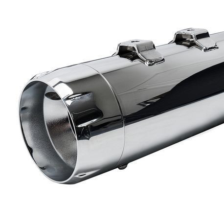 Mk45 EC Slip-Ons for 2017-20 M8 Touring models, Chrome with Chrome Thruster end cap