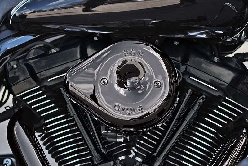 Lava Chrome Stealth Teardrop Air Cleaner Kit for 2017-2023 M8 Models
