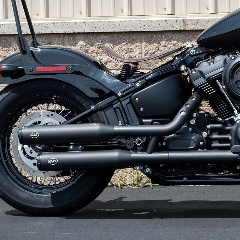 GRAND NATIONAL® SLIP-ONS for M8 SOFTAIL® MODELS—Black