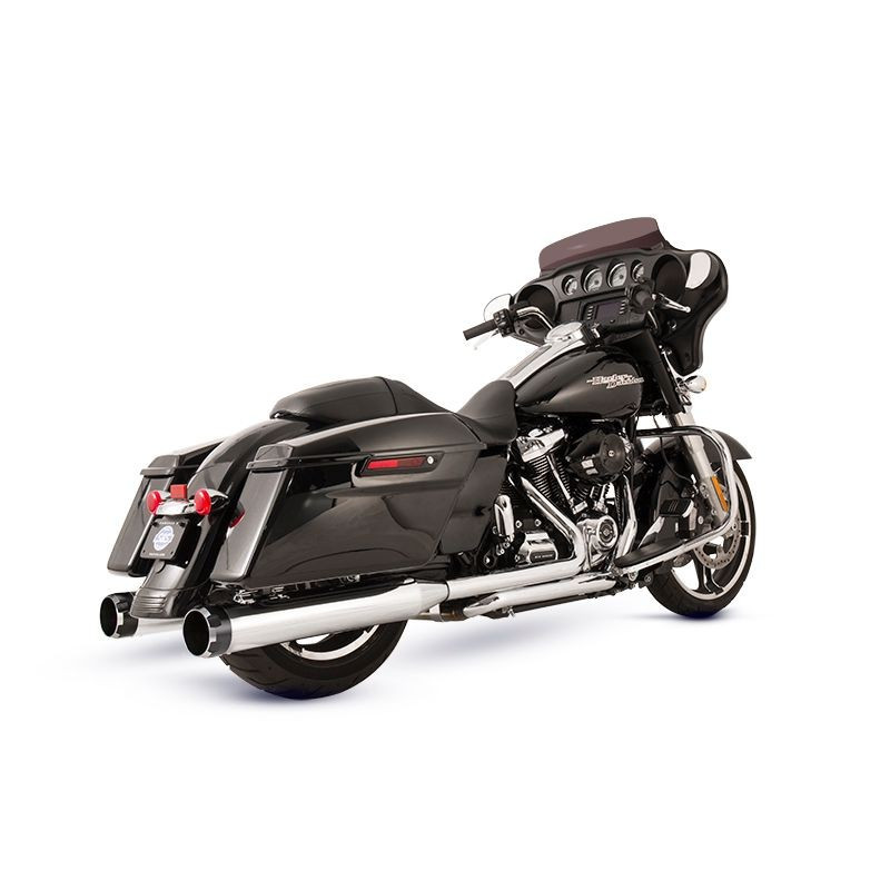 EL DORADO EXHAUST SYSTEM for M8 TOURING MODELS– 2017-2023 Chrome with Black Thruster End Cap