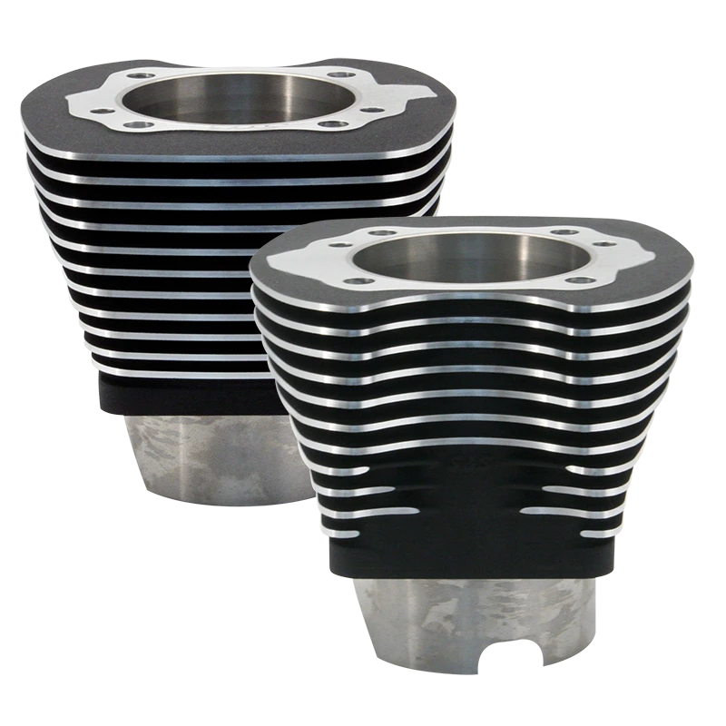 4-1/8" Bore Cylinder Set for 124" V-Series Engines - Wrinkle Black
