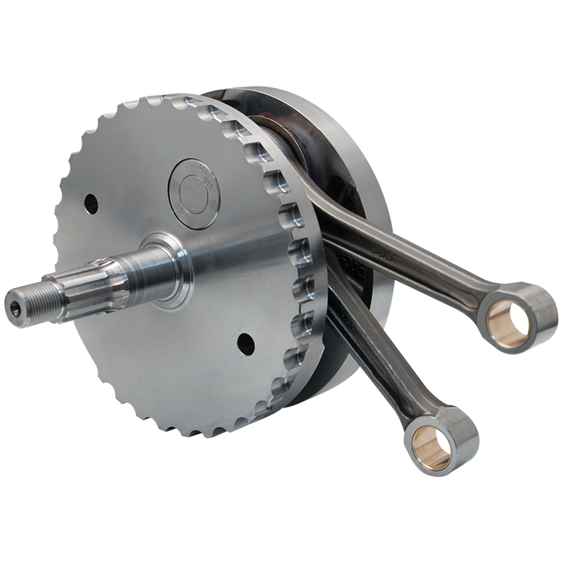 S&S® 4-5/8" Stroke Flywheel Assembly W/O Sprocket Shaft Bearing Race For S&S® T124 Engines and Hot Set Up Kit®, 2007-'16 Non-balanced HD® Big Twins, and 2006 Dyna Mode, 320-0464
