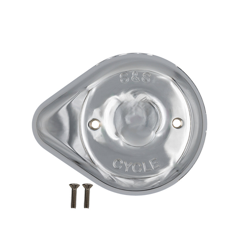 S&S CYCLE エアクリーナーカバー クローム Chrome Patriot Stealth Air Cleaner Cover - S&S Cycle