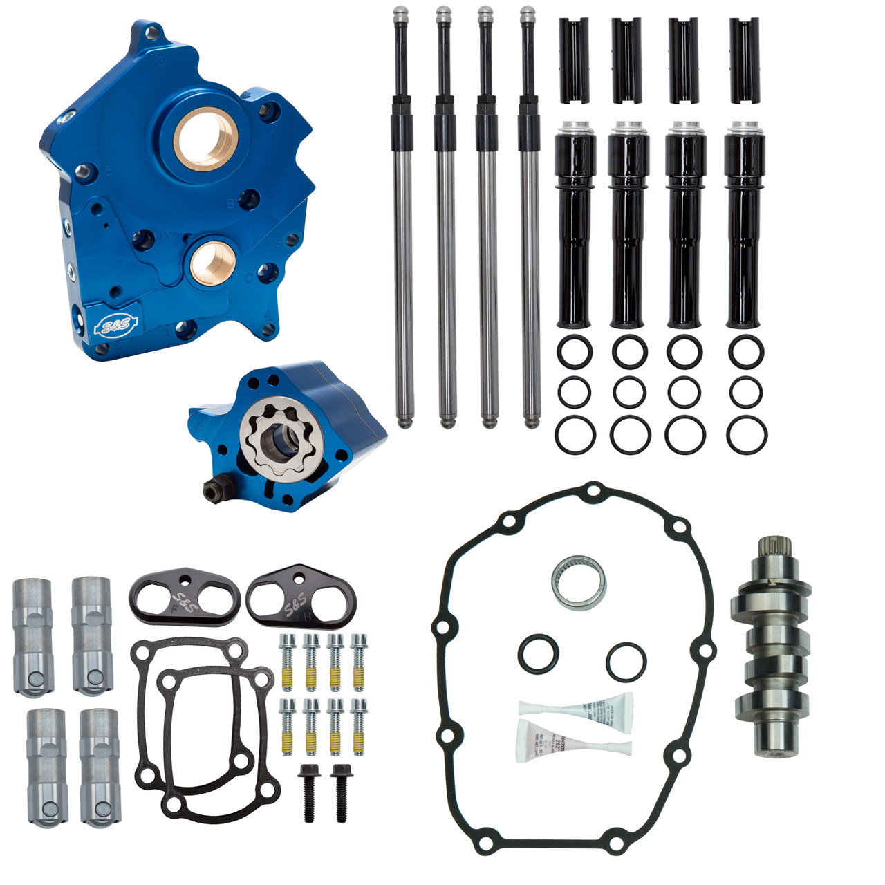 HPT 560 Cam Chest Kit for 2023-2026 H-D® M8 Models With VVT (black pushrod tubes)