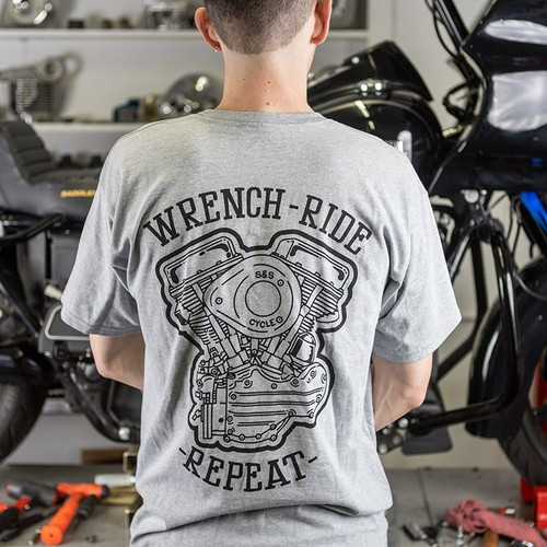 Wrench Ride Repeat PN T-Shirt Wrench Ride Repeat PN T-Shirt