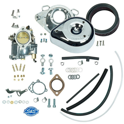 Super E Carburetor Kit Without Manifold & Mounting Hardware for 1993-'99 Big Twin Models Super E Carburetor Kit Without Manifold & Mounting Hardware for 1993-'99 Big Twin Models