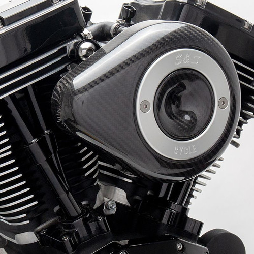 Stealth Air Cleaner Kit with Carbon Fiber Cover for 2008-2017 HD® Touring Models and 2016-2017 Softail®Models Stealth Air Cleaner Kit with Carbon Fiber Cover for 2008-2017 HD® Touring Models and 2016-2017 Softail®Models