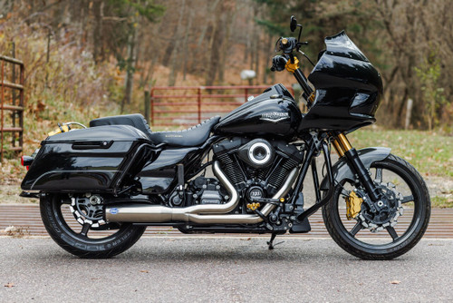 Qualifier 2-1 50 State Exhaust System for M8 Touring Models - Brushed Stainless Qualifier 2-1 50 State Exhaust System for M8 Touring Models - Brushed Stainless