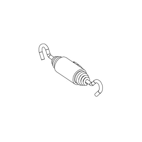 Exhaust Spring, Long, w/ Swivel Hooks