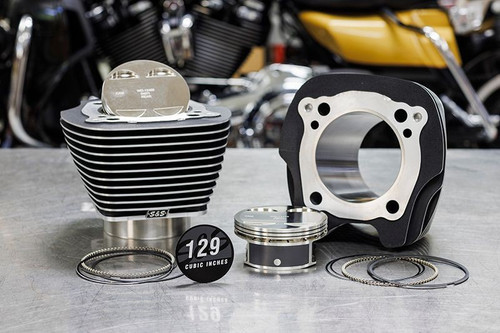 129" Big-Bore Kit 4.375" Stroke Highlighted Cylinders for 2017-up M8 Models 129" Big-Bore Kit 4.375" Stroke Highlighted Cylinders for 2017-up M8 Models