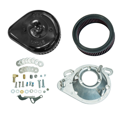Gloss Black Stealth Slasher Teardrop Air Cleaner Cover
