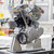 Engine, Assembled, SH93, Super E, Super Stock® Ignition, 585 Cam, Natural w/ Black Cylinders, 1966-'69 bt