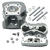 S&S® Super Stock® 79cc Cylinder Head Kit For 1999-'05 HD® Big Twins - Silver Powder Coat Finish S&S® Super Stock® 79cc Cylinder Head Kit For 1999-'05 HD® Big Twins - Silver Powder Coat Finish