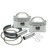 S&S® Low Compression Forged Stock Bore Stoker Pistons For 1936-'84 HD® Big Twins - 3-7/16" Standard Bore