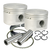 S&S® 80" Cast Flat-Topped Replacement Piston Kits For 1984-'99 HD® Big Twins W/ Stock Heads or S&S Performance Replacement Heads - +.010" S&S® 80" Cast Flat-Topped Replacement Piston Kits For 1984-'99 HD® Big Twins W/ Stock Heads or S&S Performance Replacement Heads - +.010"