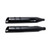 Black Mk45 muffler with Black Cutlass End Cap for M8 Touring Black Mk45 muffler with Black Cutlass End Cap for M8 Touring
