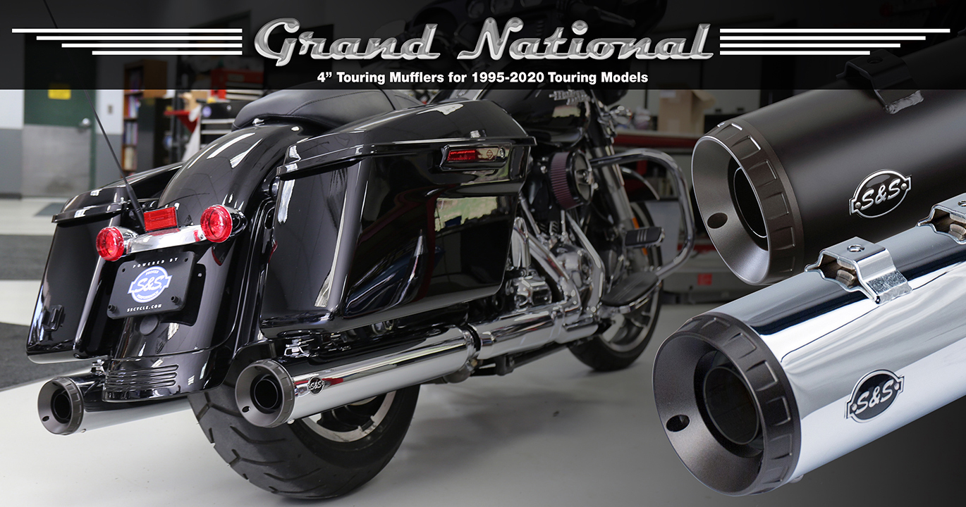 Shop By Category - Exhaust - Grand National Touring Slip-On