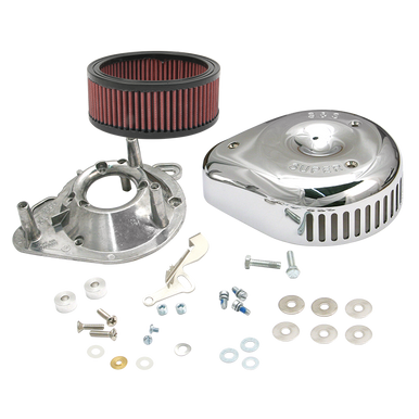 S&S® Teardrop/Slasher Air Cleaner Kit For S&S® Super E & G