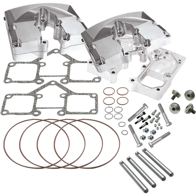 Polished Billet Rocker Cover Set For 1966-'84 HD® Big Twins