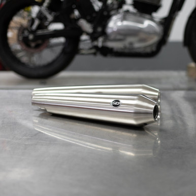Muffler, Kit, Tapered Cone Body, 50 State, Black, 2019-'25 Royal Enfield® 650 Twin