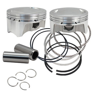 Piston, Set, 4" x 4-3/8", Standard, 110", .927" WP, HSF, 1.090" CR Height, 1999-up bt