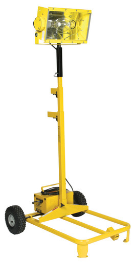 1000W Portable Light Tower - Portable Work Area Lighting