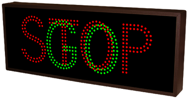 Stop/Go LED Sign