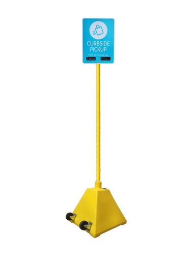 Portable Pyramid Sign Bases
