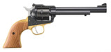 Discover the Ruger Super Wrangler Walnut / Brass .22 LR / .22 Mag revolver with a 5.5" barrel and 6-round capacity. A perfect blend of classic design and modern performance for versatile shooting.