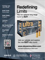 Announcement: Eley Ultra Extreme Long Range .22LR Ammo Now Available at Eagle Armorment