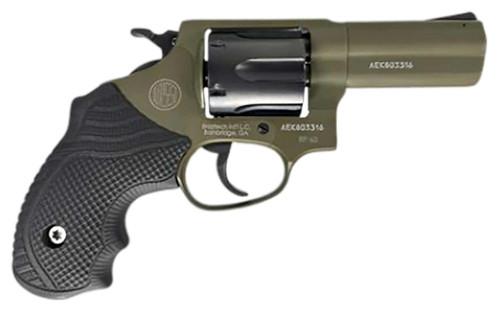 Explore the Rossi RP63 357 Magnum revolver with a 3-inch barrel in striking Sniper Green. This revolver offers precise performance and exceptional durability, ideal for target shooting and self-defense.