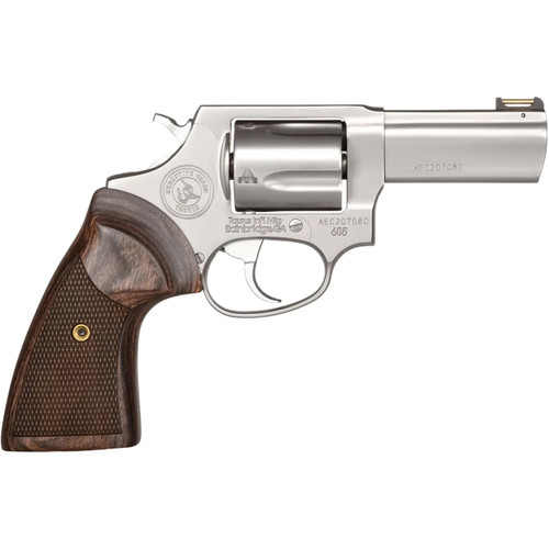 Discover the Taurus 605 Executive Grade revolver, a premium .357 Magnum/.38 Special DA/SA revolver. Featuring a sleek matte black finish, enhanced grip, and reliable performance. Ideal for self-defense and collectors.