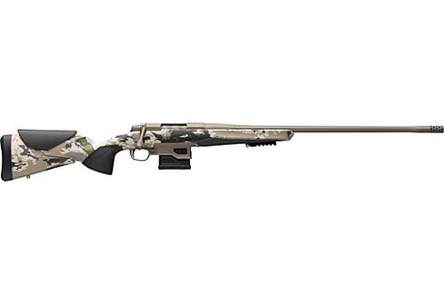 Experience precision and power with the Browning X-Bolt Sporter 2 Speed LR in 7mm PRC. Featuring a 26" barrel with a muzzle brake, bronze finish, and OVIX coating, this rifle delivers accuracy and durability for hunting or long-range shooting.