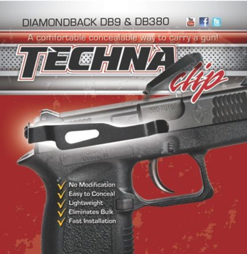 TECHNA CLIP HANDGUN RETENTION DBBR