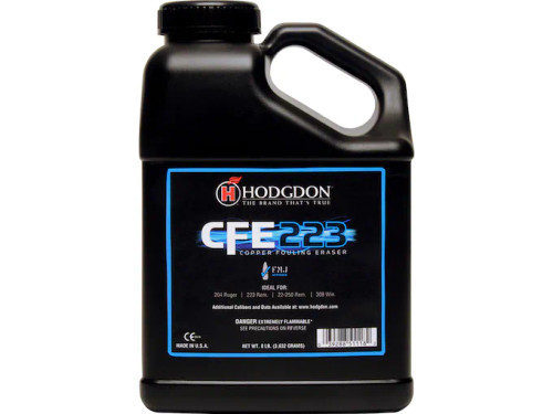 Experience unparalleled performance with Hodgdon CFE 223 Smokeless Gun Powder. Featuring advanced CFE technology, this powder offers superior accuracy and reduced fouling. Available in an 8 lbs container, it ensures long-lasting supply for your reloading needs.