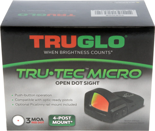 TRUGLO REFLEX RED DOT 3MOA