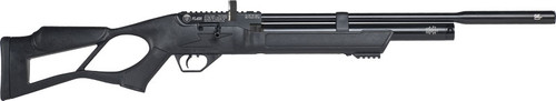 Experience power and precision with the Hatsan Flash QE .25 Caliber PCP Air Rifle. Featuring a 17.7" barrel, 870 fps velocity, and a 10-shot magazine, this air rifle offers exceptional performance. With a comfortable thumbhole stock and sleek black finish, it's perfect for shooters of all levels.