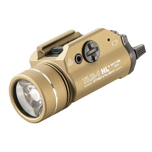 Discover the Streamlight TLR-1HL Long Gun Kit with 1000 lumens of intense illumination. This kit includes a FDE (Flat Dark Earth) tactical light designed for high-performance use on long guns. Ideal for tactical and hunting applications.