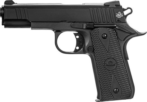 Explore the Rock Island Baby Rock .380 ACP with a 3.75" barrel, 7-round capacity, and black Parkerized finish. Perfect for concealed carry and personal defense.