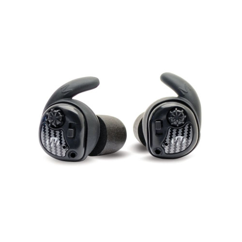 Walker's Silencer In The Ear (Pair) 25dB NRR is the ultimate solution for those seeking superior hearing protection during shooting activities. With a sleek matte black finish and innovative design, these discreet and comfortable silencers offer a Noise Reduction Rating (NRR) of 25dB. Each pair includes four #10 batteries for extended usage.