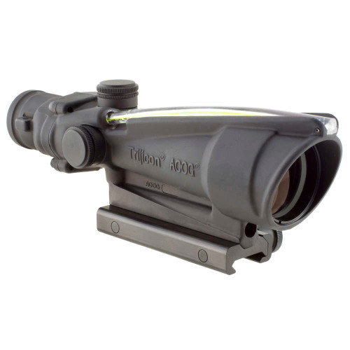 Enhance your shooting experience with the Trijicon ACOG TA11F-A Riflescope. Featuring a 3.5x35 magnification, illuminated amber chevron .223 flattop reticle, and BAC for rapid target acquisition. Built with precision and durability in mind, this matte black aluminum scope includes the TA51 mount for a reliable setup. Elevate your accuracy with Trijicon ACOG.