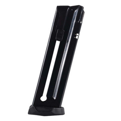 Enhance your Ruger SR22 pistol with this 10-round magazine in 22LR, featuring both flat and extended floor plates for customization. Enjoy reliable performance and smooth feeding for uninterrupted shooting sessions.